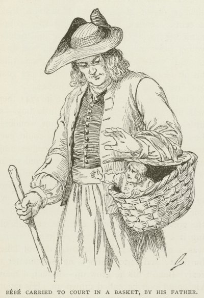 Bebe Carried to Court in a Basket, by His Father by American School